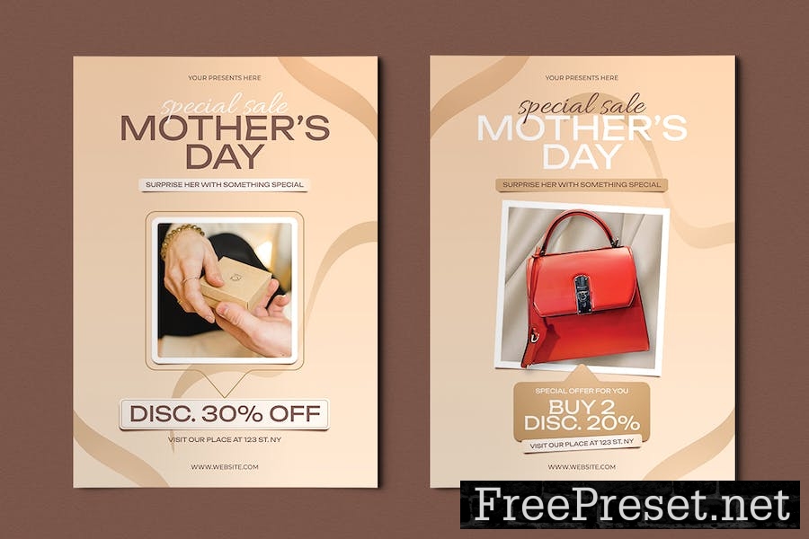 Moman - Happy Mother's Day Flyer SS6U4B4