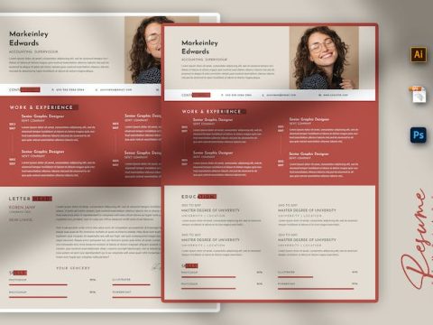 Monopoly Creative Resume & CV Template Z24MMYX