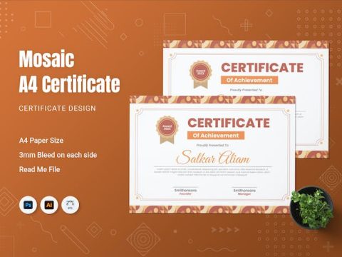 Mosaic Certificate