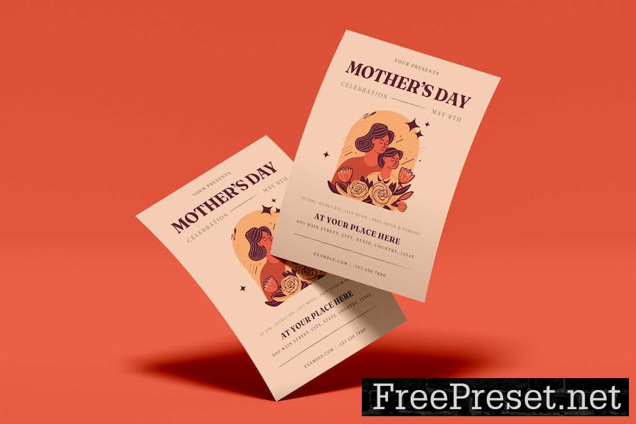 Mother's Day Celebration Flyer Set 38D2VCW