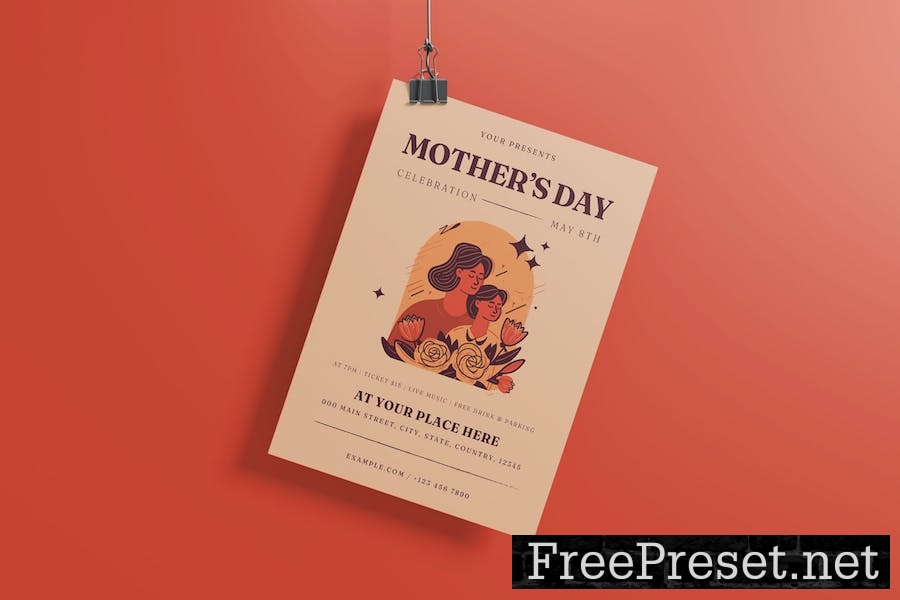 Mother's Day Celebration Flyer Set 38D2VCW