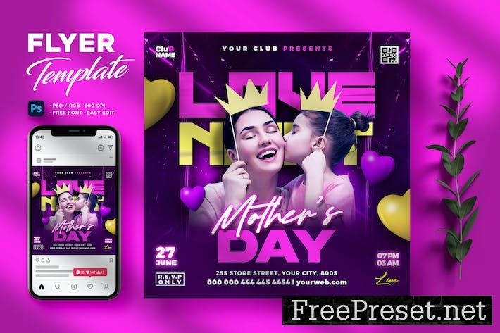 Mothers Day Flyer 4XN9NH4