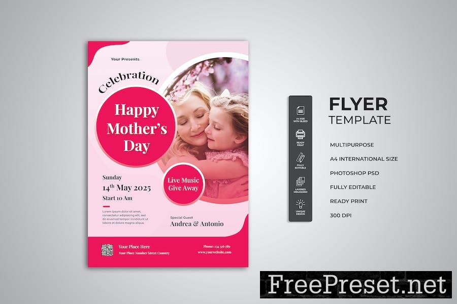 Mother's Day Flyer QAXNCGK