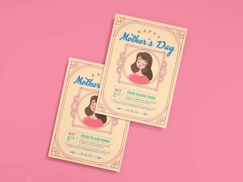 Mother's Day Flyer X8WRGAX
