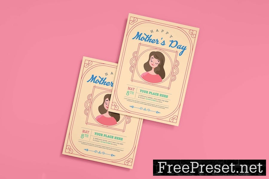 Mother's Day Flyer X8WRGAX