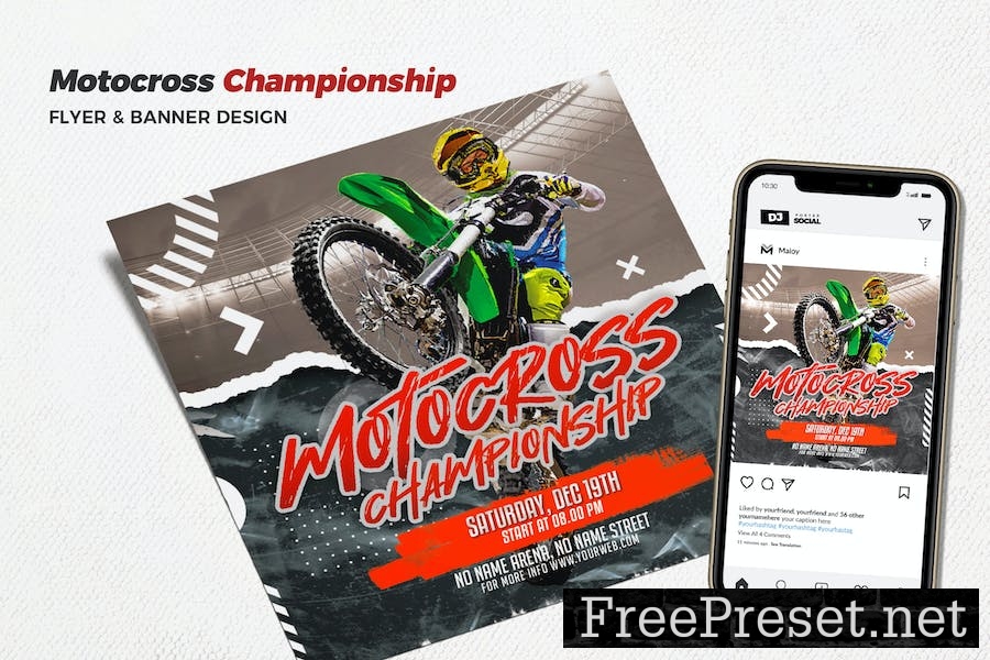 Motocross Championship Flyer RTWWJSF