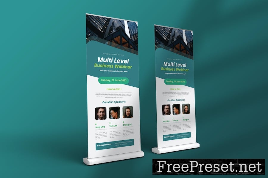 Multilevel Webinar Roll Up Banner 4AZUSLS