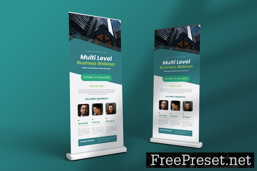 Multilevel Webinar Roll Up Banner 4AZUSLS