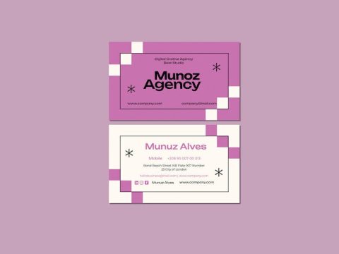 Munuz Agency Business Card SL8K5JC