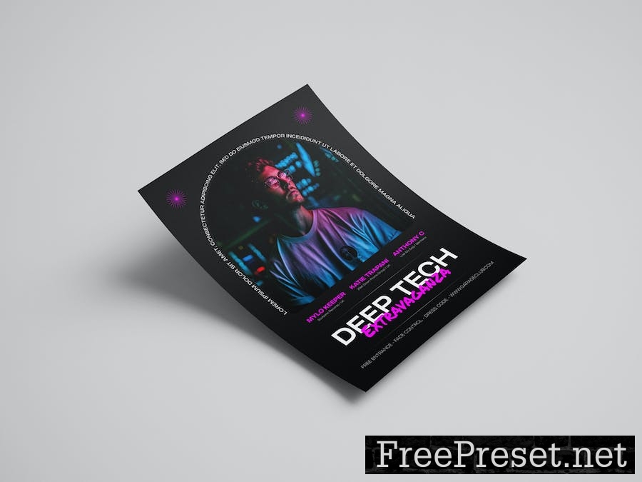 Music Event Flyer / Poster Template 8VMVWZ7