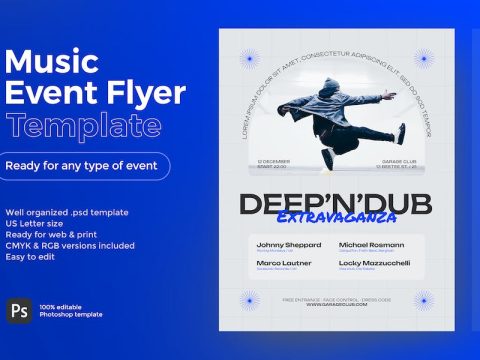 Music Event Flyer / Poster Template Y7P7QEZ