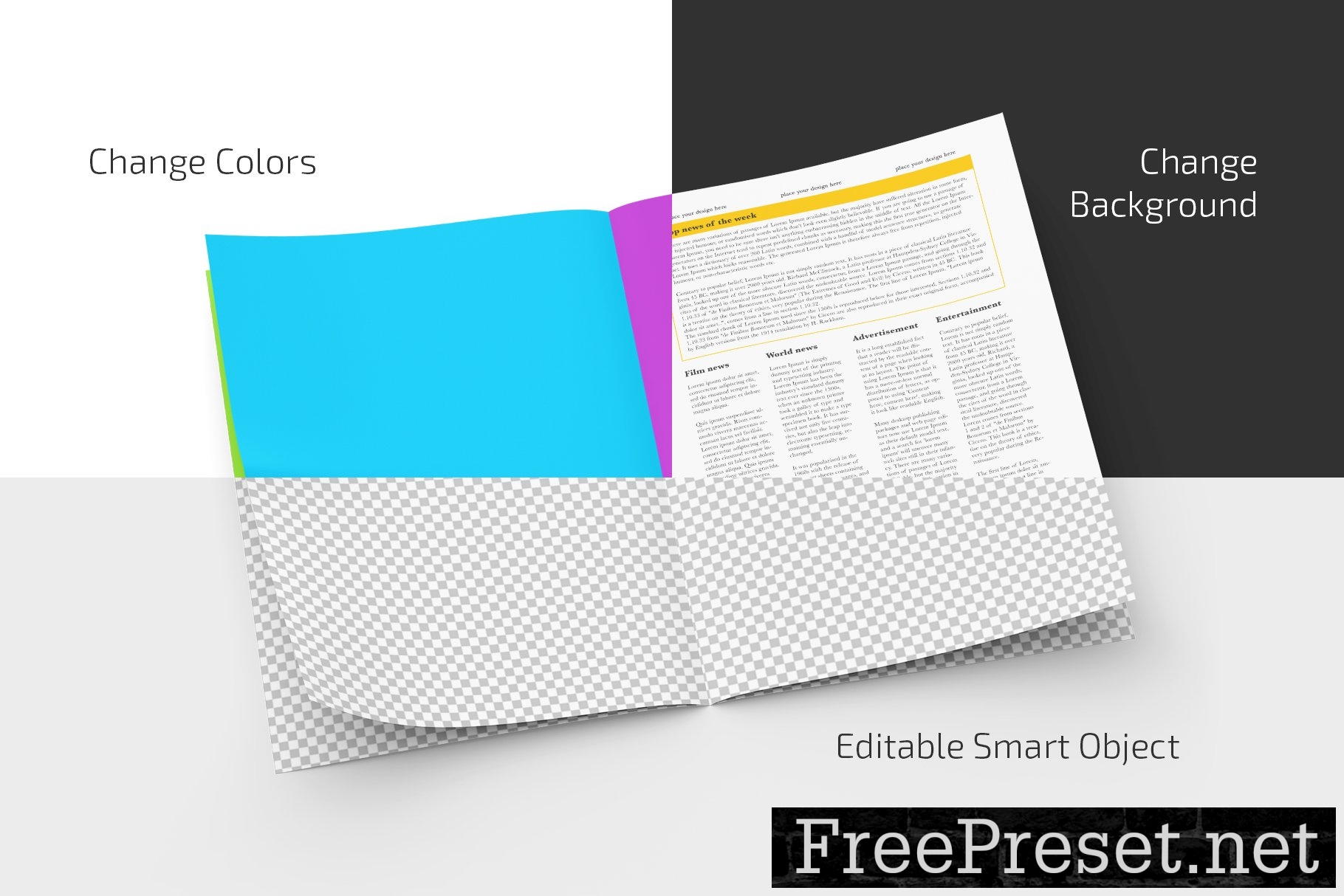 Newspaper Mockup Set 12716145