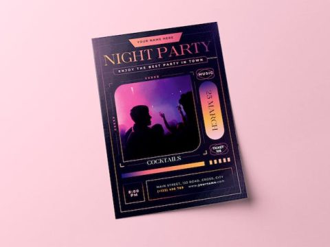 Night Party Flyer KMLX537