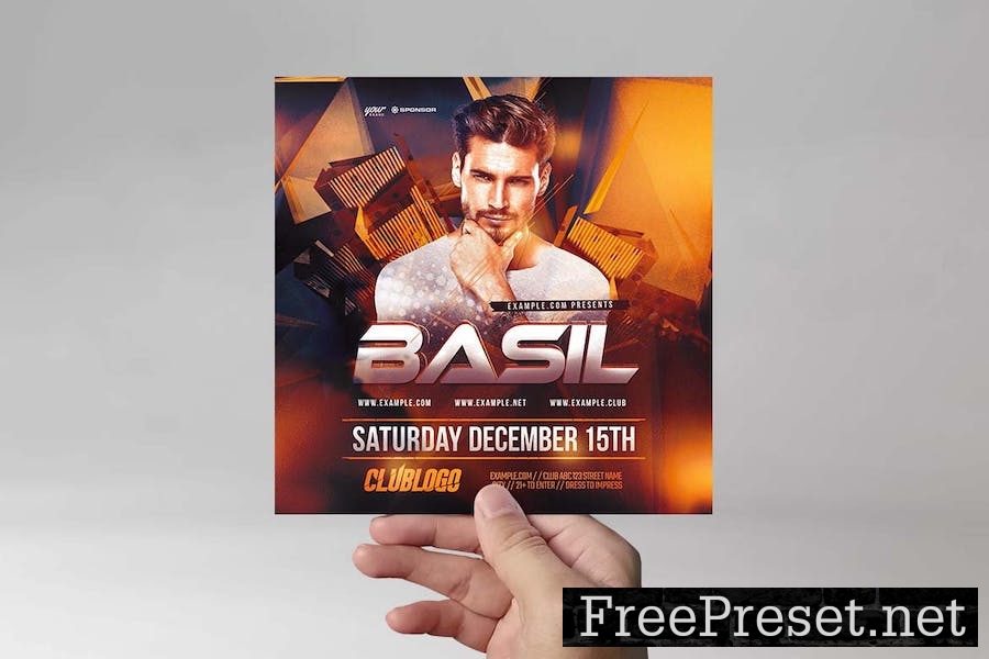 Nightclub Flyer Template PU8KJUY