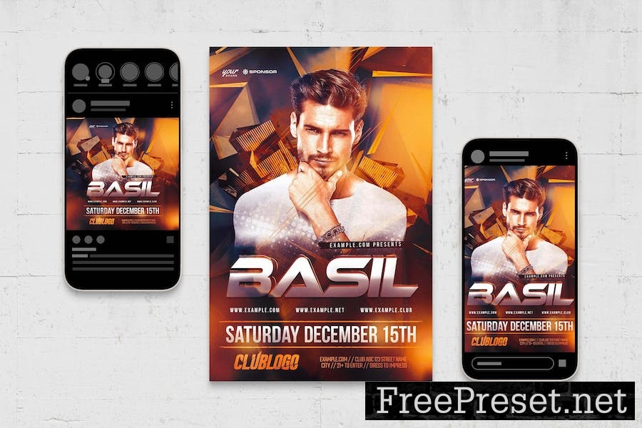 Nightclub Flyer Template PU8KJUY