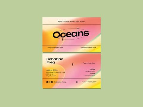 Oceans Business Card CLNKKDS