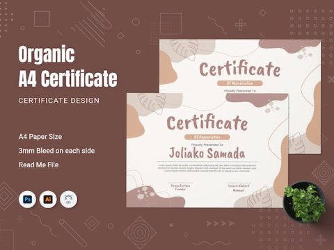 Organic Certificate SBKJJ62