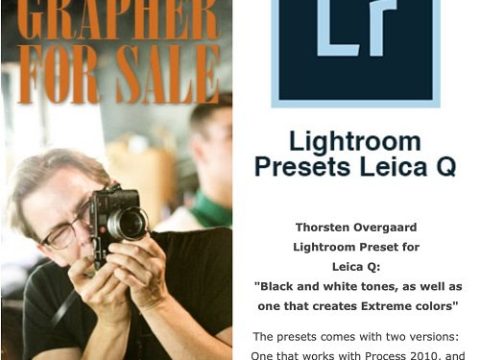 Overgaard - Leica Q2 Masterclass Presets