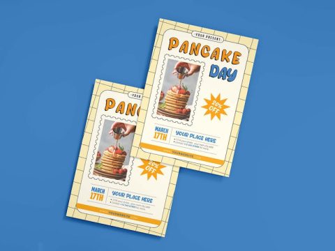 Pancake Day Sale Flyer GVXUM26