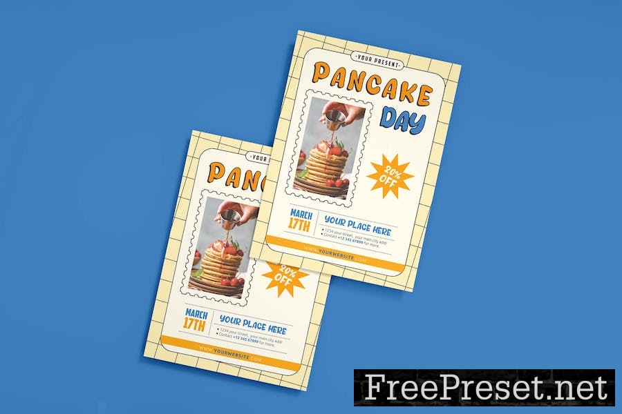 Pancake Day Sale Flyer GVXUM26