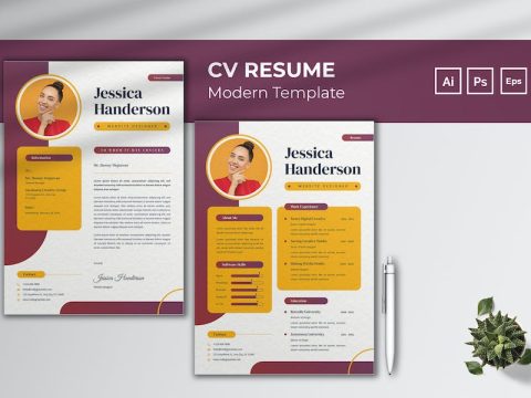 Personal Career CV Resume Y3UZYN8