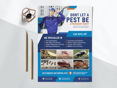 Pest Control Service Flyer V522U4V