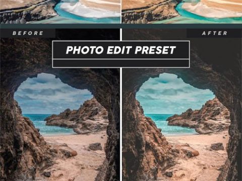 Photo Edit Preset Filters for Aesthetic Social Media Posts - 9 Photoshop Filters