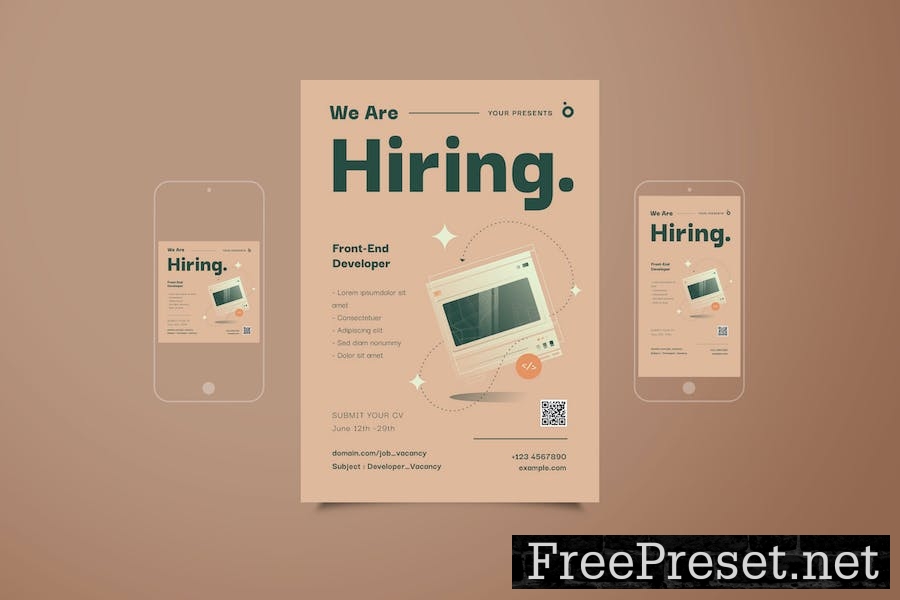 Programmer Hiring Flyer Set LM4QHQW