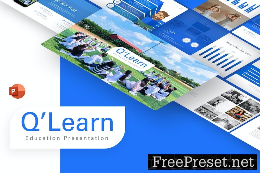 Q'learn Education Presentation Template 9S446K9