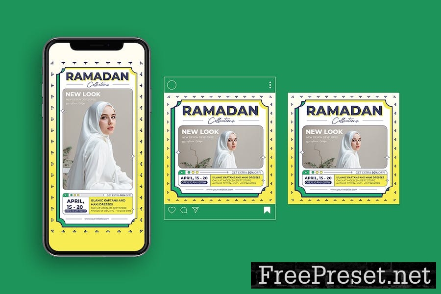Ramadan Fashion Collections Flyer Template 2KXGQN5