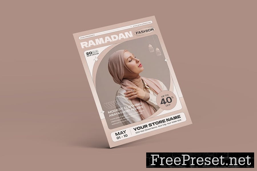 Ramadan Fashion Sale Flyer X8VP762