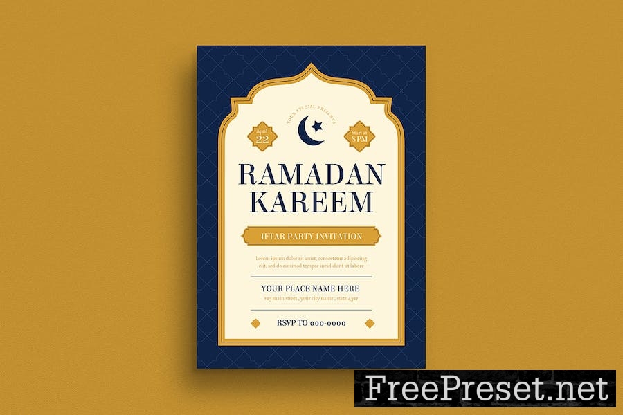 Ramadan Kareem Event Flyer Y5H8GZL