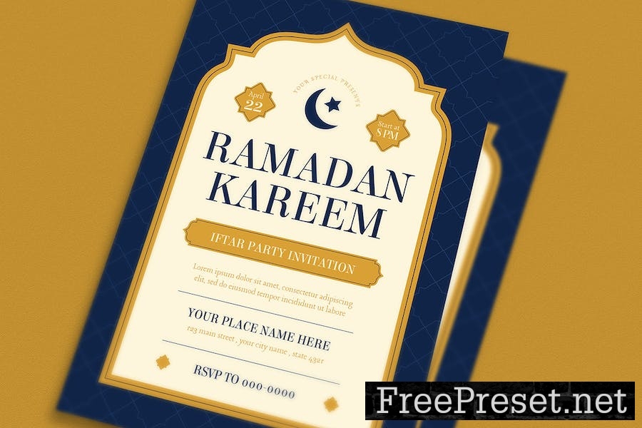 Ramadan Kareem Event Flyer Y5H8GZL