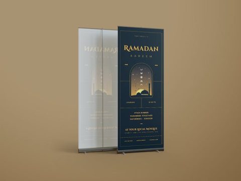 Ramadan Kareem Roll-up Banner X6PHPGE