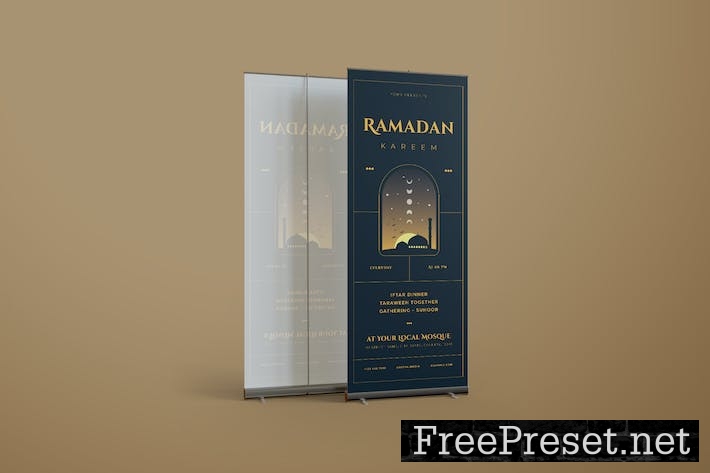 Ramadan Kareem Roll-up Banner X6PHPGE