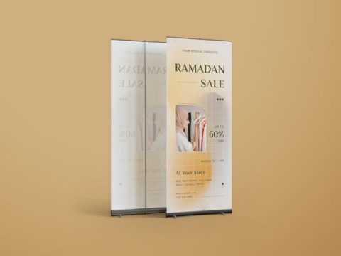 Ramadan Sale Roll-up Banner