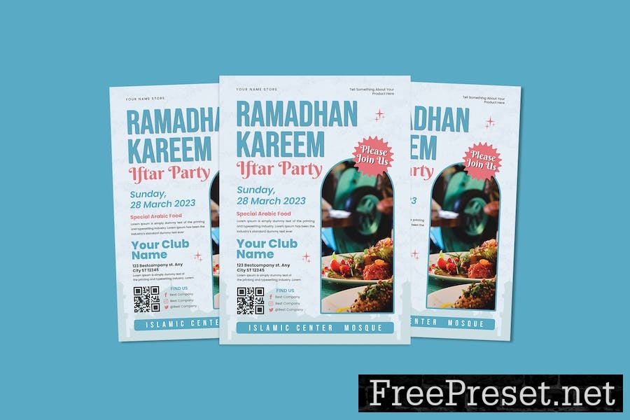 Ramadhan Food Flyer 2YGRQ64