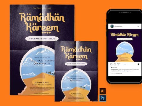Ramadhan Kareem - Flyer, Poster, Instagram Post TWW8X38