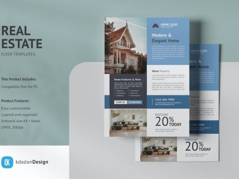 Real Estate Flyers CL3L6KH