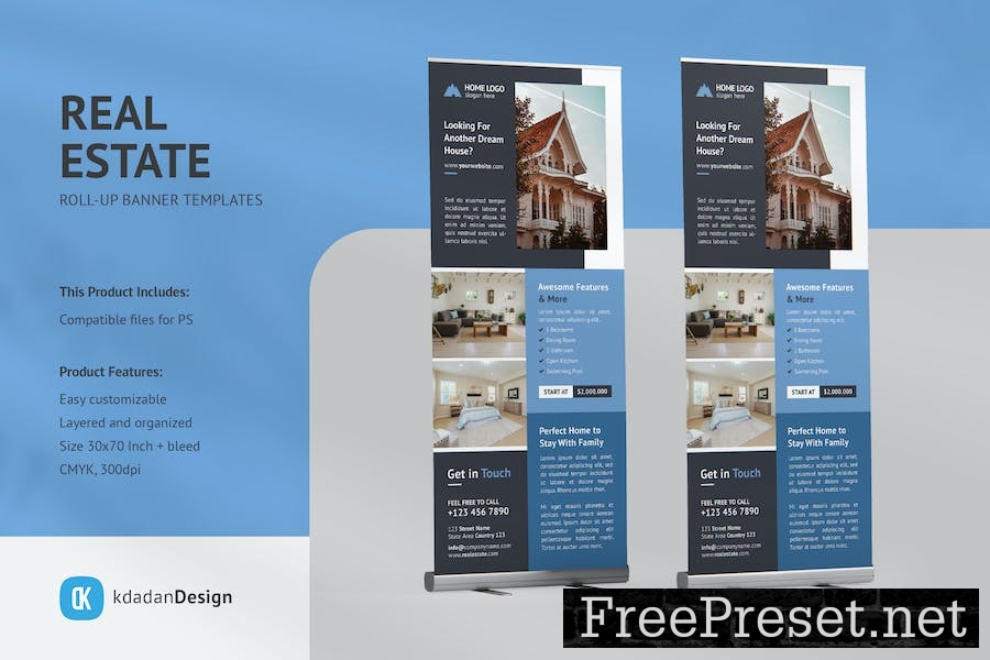 Real Estate Roll up Banner