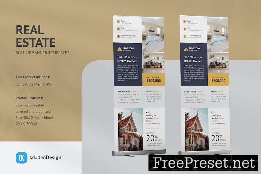 Real Estate Roll up Banner 3ZKELAW