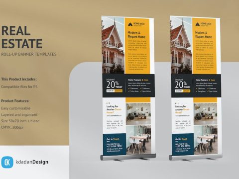 Real Estate Roll up Banner