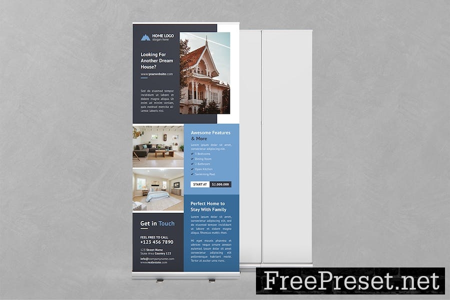 Real Estate Roll up Banner