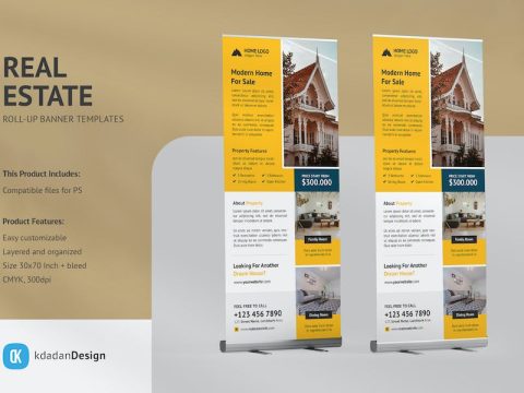 Real Estate Roll up Banner