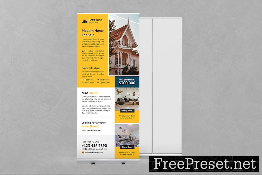 Real Estate Roll up Banner