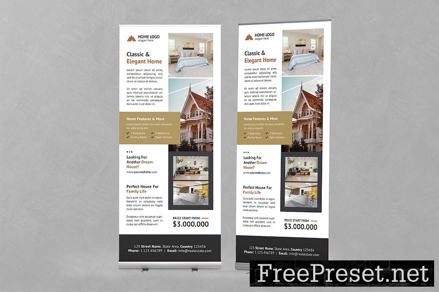 Real Estate Roll up Banner GTA7SJG