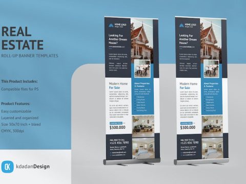 Real Estate Roll up Banner VJZDX72