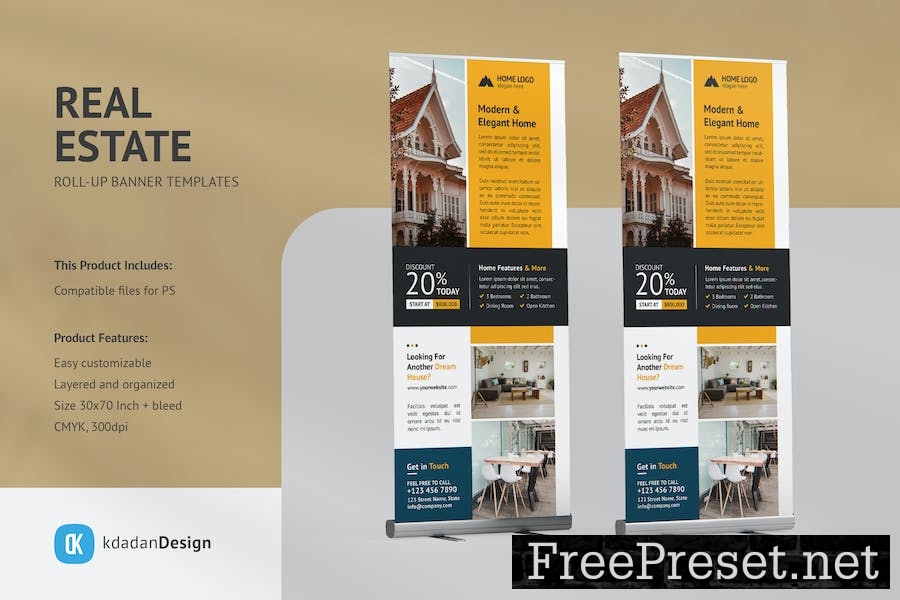 Real Estate Roll up Banner