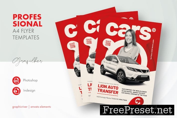 Rent A Car Flyer Templates HDRY2H9