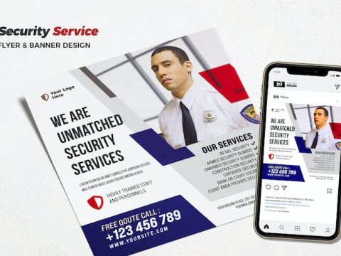 Security Service Flyer 5Z25YCA